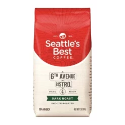 Seattle's Best Coffee 6th Avenue Bistro Dark Roast WHOLE BEAN 340gr (6 Pack)