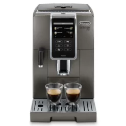 Delonghi Dinamica Plus, Smart Coffee & Espresso Machine With Coffee Link Connectivity App + Automatic Milk Frother, Titanium - ECAM37095TI