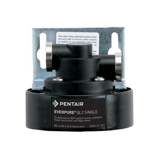 Everpure QL2 EV3063 37G Advanced Water Filter Head With Bracket 1 Everpure QL2 EV3063 37G Advanced Water Filter Head With Bracket