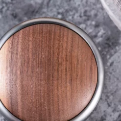 Accessories Coffee Coffee Distributor/Leveler Tool 3 Leaf Clover Base W/Wood Top 58mm -coffee parts Shop VK2007004 0002 DSC0316