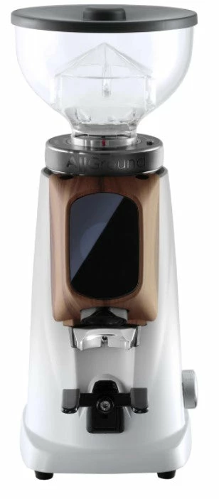 Fiorenzato F4 All Ground Burr Grinder (White And Walnut) 1 Fiorenzato F4 All Ground Burr Grinder (White And Walnut)