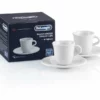 Accessories Delonghi Espresso Demitasse Cup & Saucers