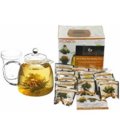Accessories GORSCHE Munich Teapot With Infuser And Blooming Tea 12 Gift Pack